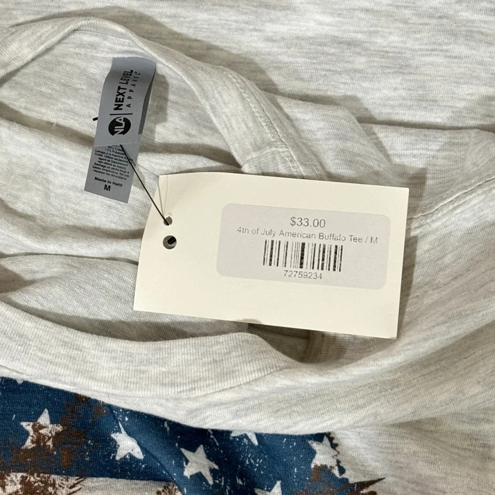 -bundle 3 or more Next Level Apparel Buffalo Tee NWT - Picture 3 of 4